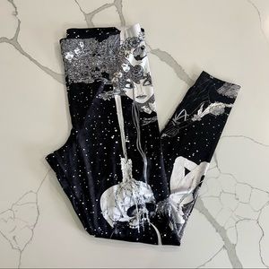 Blackmilk Austen’s Hamlet HW Velvet Leggings -  XL
